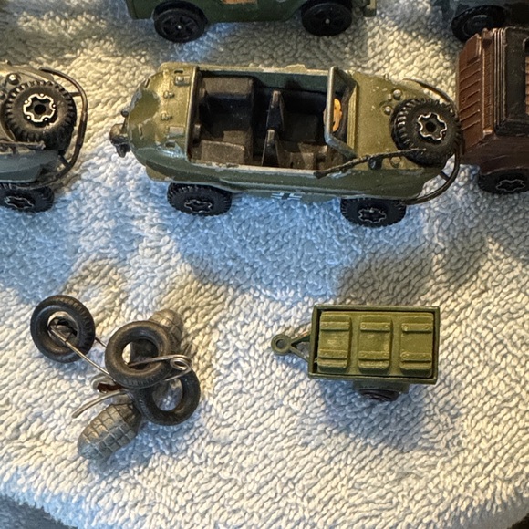 Vintage PlayArt 1960s Military Vehicle Set Corgi German Military Cars - Picture 2 of 15